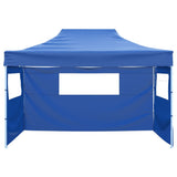 Vidaxl -Faltzelt mit 3 Wänden 3x4,5 m blau