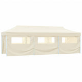 VIDAXL-Klappzelt Popup mit 8 Seitenwänden 3x9 m Creme