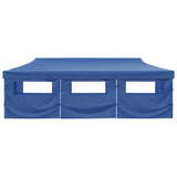 VIDAXL-Klappzelt Popup mit 8 Seitenwänden 3x9 m blau