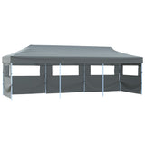 Vidaxl-Faltzelt-Popup mit 5 Seitenwänden 3x9 m Anthrazit