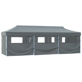 Vidaxl-Faltzelt-Popup mit 8 Seitenwänden 3x9 m Anthrazit