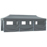 Vidaxl-Faltzelt-Popup mit 8 Seitenwänden 3x9 m Anthrazit