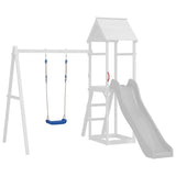 VIDAXL Swing -Sitze 2 ST mit Seilen 37x15 cm Polyethylenblau