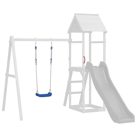 VIDAXL Swing -Sitze 2 ST mit Seilen 37x15 cm Polyethylenblau