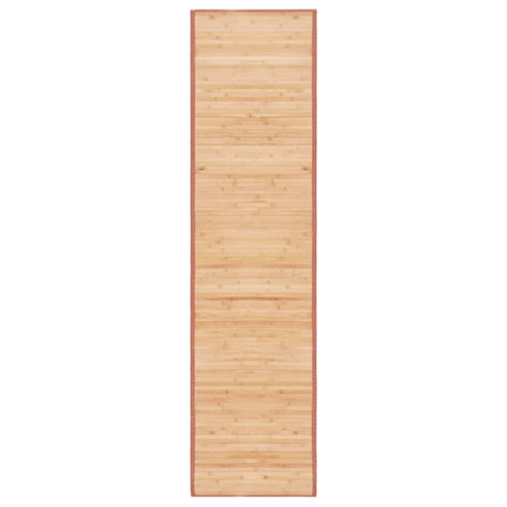 Vidaxl Teppich 80x300 cm Bamboo Brown
