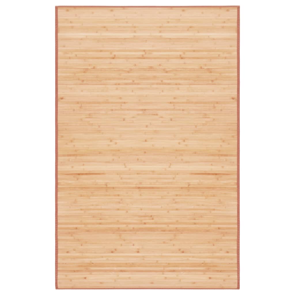 Vidaxl Teppich 100x160 cm Bambusbraun