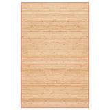 Vidaxl Teppich 100x160 cm Bambusbraun