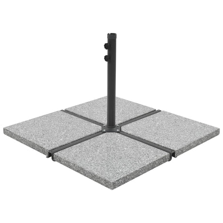 Vidaxl Parasol Fußplatte Quadrat 25 kg Granitgrau