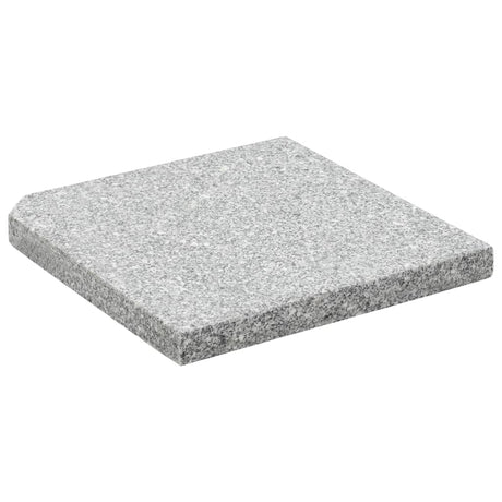 Vidaxl Parasol Fußplatte Quadrat 25 kg Granitgrau