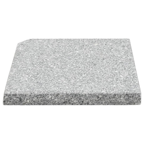 Vidaxl Parasol Fußplatte Quadrat 25 kg Granitgrau