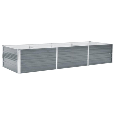 Vidaxl Pflanzer Einsatz 240x80x45 cm verzinkter Stahl grau