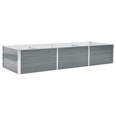 Vidaxl Pflanzer Einsatz 240x80x45 cm verzinkter Stahl grau