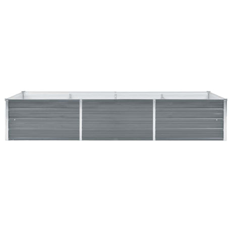 Vidaxl Pflanzer Einsatz 240x80x45 cm verzinkter Stahl grau
