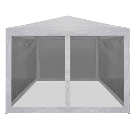 VIDAXL -Partyzelt mit 4 -Mesh -Seitenwänden 4x3 m