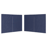 Vidaxl Zeltwände mit Reißverschluss PE Blue 2 PCs