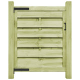 Vidaxl Poort 100x100 cm imprägniertes Kiefernholzgrün