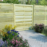 Vidaxl Poort 100x125 cm imprägniertes Kiefernholzgrün