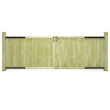 VIDAXL -Ports 2 PCs 300x100 cm imprägnierte Kiefer