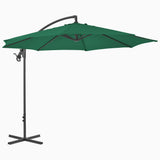 Vidaxl schwimmend Parasol mit Stahlpol 300 cm Grün