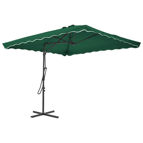 Vidaxl -Parasol mit Stahlpol 250x250 cm Grün