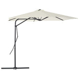 VIDAXL -Parasol mit Stahlpol 300 cm sandgeläutet
