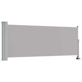 Vidaxl Gartenbildschirm ausziehbar 100x300 cm Grau