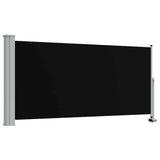 Vidaxx ausziehbarer Gartenschirm 120x300 cm schwarz