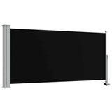 Vidaxx ausziehbarer Gartenschirm 120x300 cm schwarz