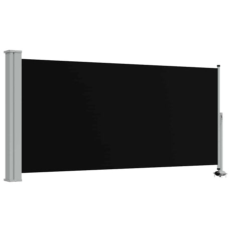 Vidaxx ausziehbarer Gartenschirm 120x300 cm schwarz