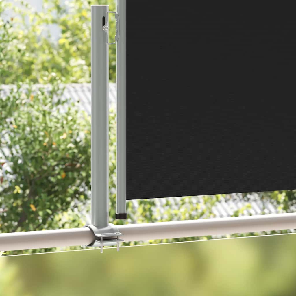 Vidaxx ausziehbarer Gartenschirm 120x300 cm schwarz