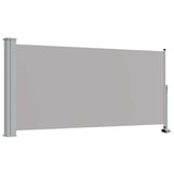 Vidaxx ausziehbarer Gartenschirm 120x300 cm grau