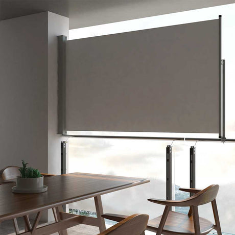 Vidaxl Garden Bildschirm ausziehbar 140 x 300 cm Grau