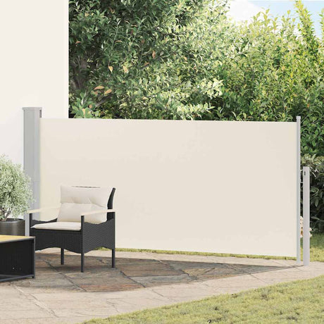 VIDAXL -Windschutzscheibe ausziffabel 140 x 300 cm cremefarben