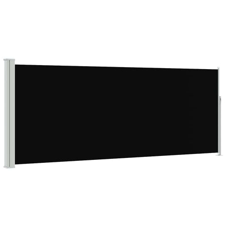 Vidaxx ausziehbarer Windschutz 120x300 cm schwarz