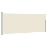 Vidaxx ausziehbarer Windschutz 120x300 cm creme
