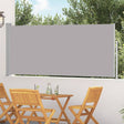 Vidaxx ausziehbarer Windschutz 120x300 cm grau