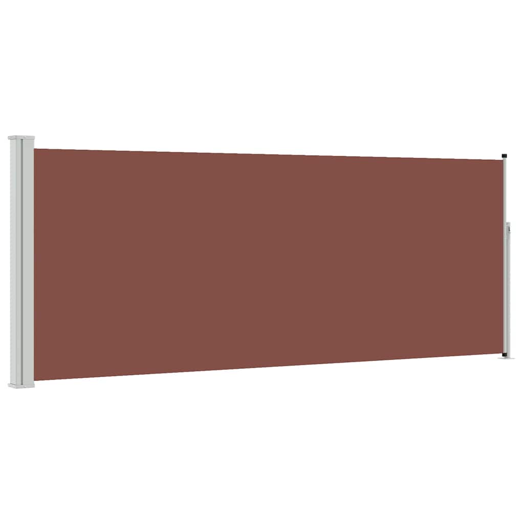 Vidaxx ausziehbarer Windschutz 120x300 cm braun