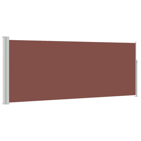 Vidaxx ausziehbarer Windschutz 120x300 cm braun