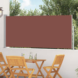 Vidaxx ausziehbarer Windschutz 120x300 cm braun