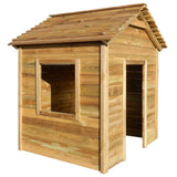 Vidaxl Outdoor Play House 120x120x146 cm pine wood