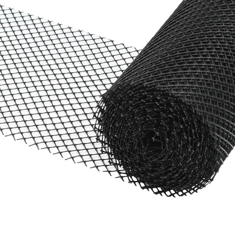 VidaXL 4-teiliges Dachrinnennetz mit Klammern 1,08 ㎡ HDPE