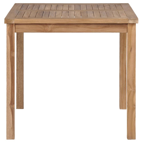 Vidaxl tuintafel 80x80x77 cm massief teakhout