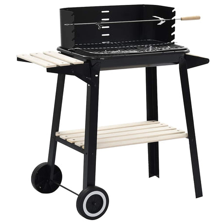 Vidaxl Charcoal Barbecue mit Rädern stehen
