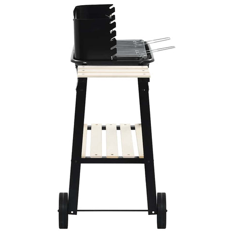 Vidaxl Charcoal Barbecue mit Rädern stehen