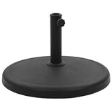 Vidaxl Parasol Fuß um 19 kg Polyresin schwarz