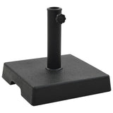 Vidaxl Parasol Foot Quadrat 8 kg Polyresin schwarz
