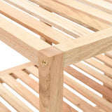 Vidaxl badkamerrek 100x40x65 cm massief walnotenhout