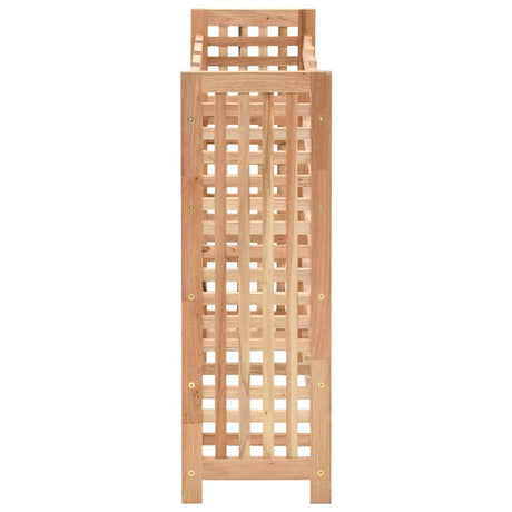 Vidaxl wijnrek voor 25 flessen 63x25x73 cm massief walnotenhout