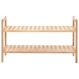 VIDAXL -Schuhregal 69x26x40 cm Festes Walnussholz
