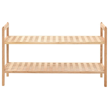 VIDAXL -Schuhregal 69x26x40 cm Festes Walnussholz